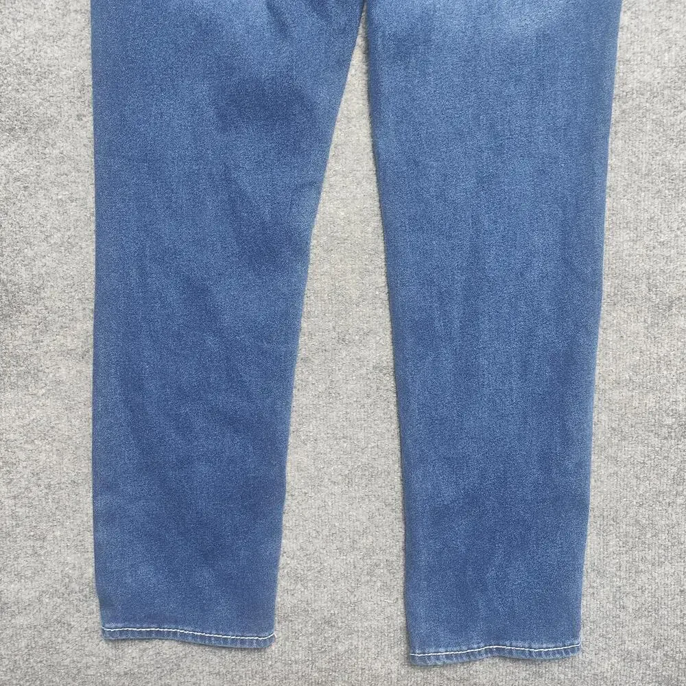 True Religion Geno Relaxed Slim Jeans Mens 36x30 Blue Wash Straight Denim Pants